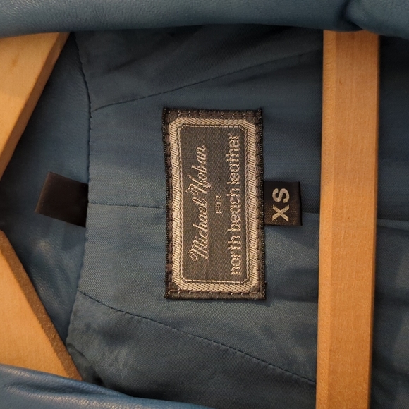 Michael Hoban Vintage Leather Jacket Dress - Picture 2 of 10